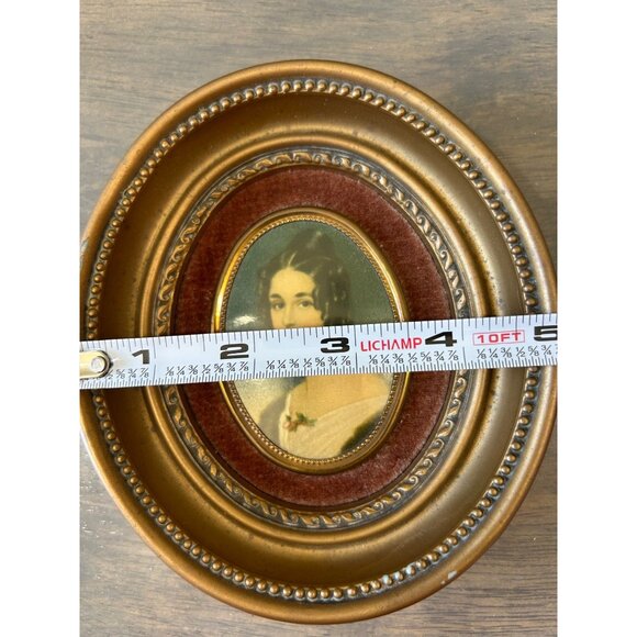 Cameo Creation Portrait Of A Lady Oval Frame Moritz Michael Daffinger - Picture 4 of 4